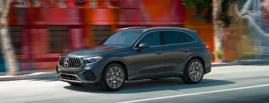 A side exterior view of the 2026 Mercedes-Benz GLC SUV