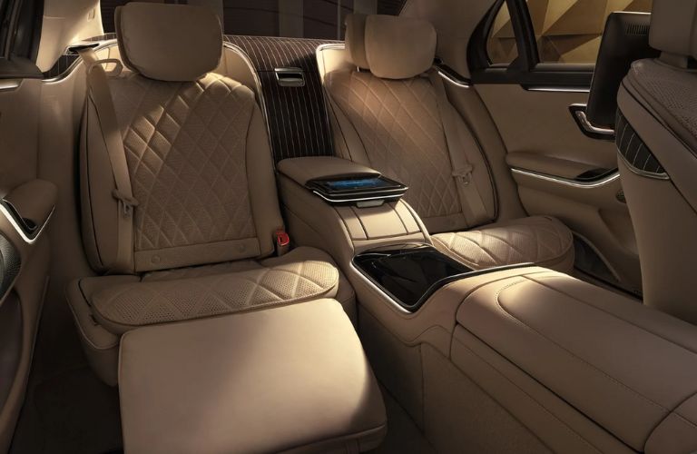 rear seat view of the 2026 Mercedes-Benz S-Class Sedan
