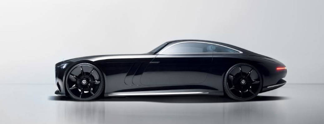 A side external view of the Mercedes-Benz Vision Iconic concept / show car