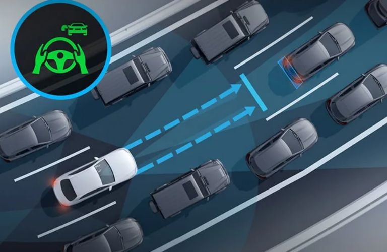 Active Distance Assist DISTRONIC image depiction