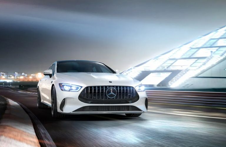 front view of the 2026 Mercedes-AMG® GT 4-door Coupe
