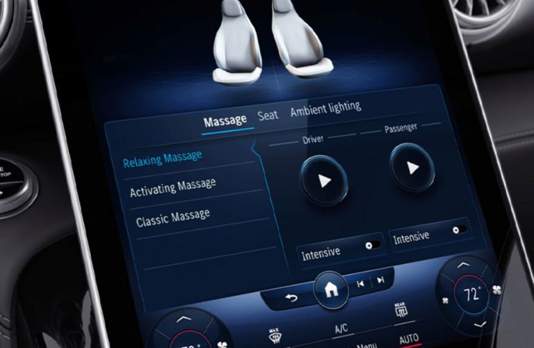 imfotainment screen of the 2026 Mercedes-Benz AMG® SL 43 Roadster