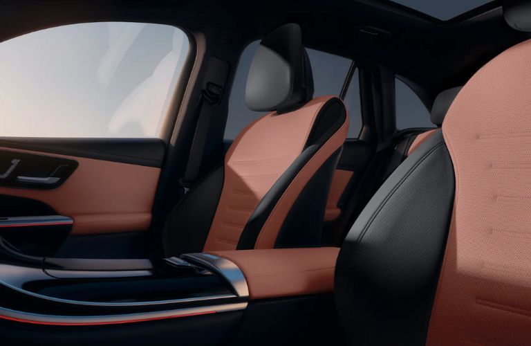 close up of the seats in the 2026 GLC