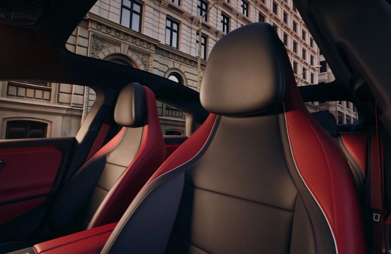interior seat and roof view of the 2026 Mercedes-Benz CLA Sedan