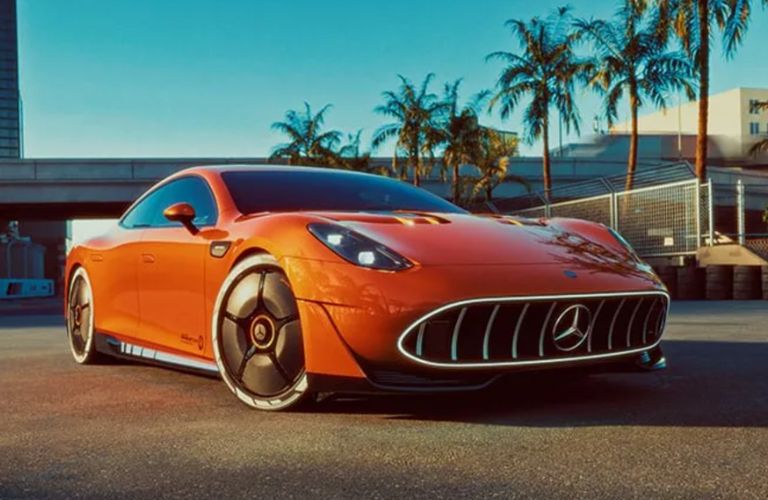 front and side view of the CONCEPT AMG GT XX
