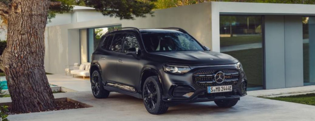 front and side view of the 2027 Mercedes-Benz GLB