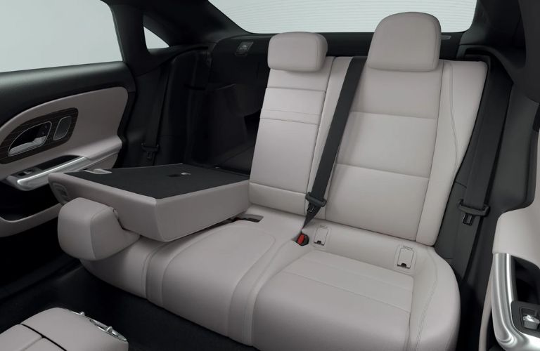 rear seat of the 2026 Mercedes-Benz CLA 250+ with EQ Technology