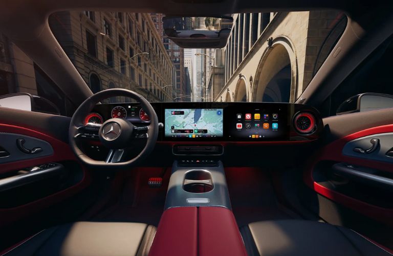 cockpit of the 2026 Mercedes-Benz CLA 250+ with EQ Technology