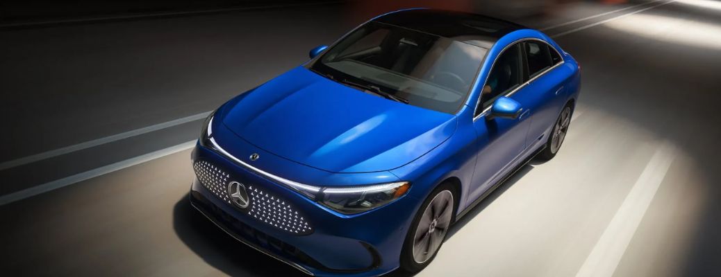top view of the 2026 Mercedes-Benz CLA 250+ with EQ Technology