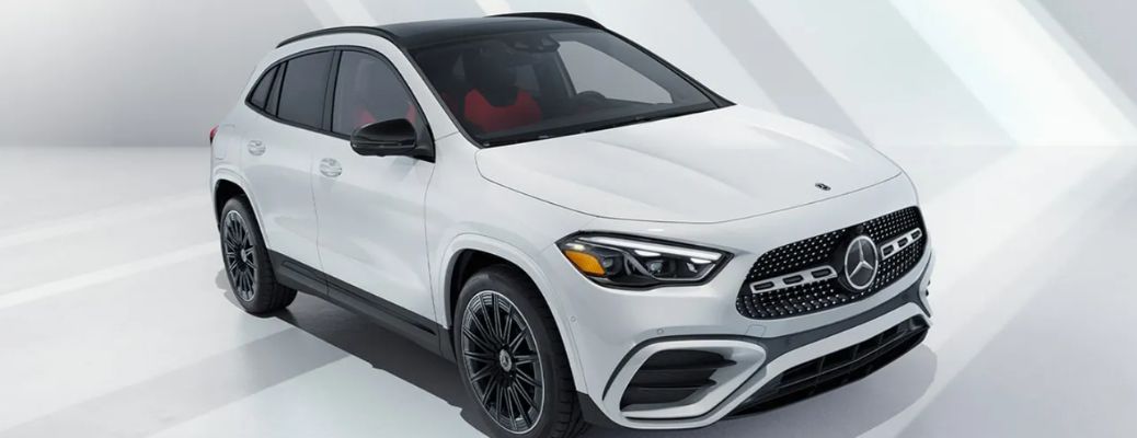front and side view of the 2026 Mercedes-Benz GLA SUV