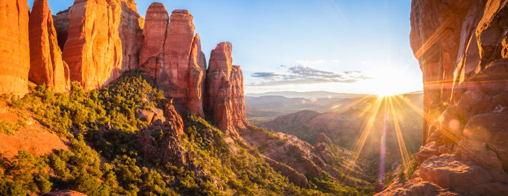 A sunset in Sedona, Arizona