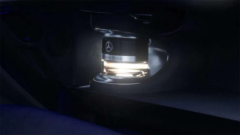 The fragrance system in a new Mercedes