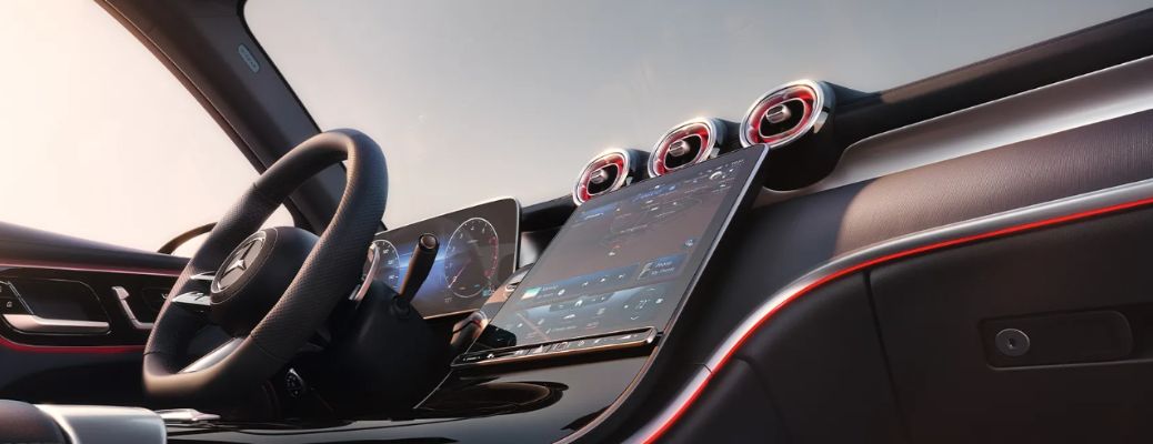 dashboard of a Mercedes-Benz