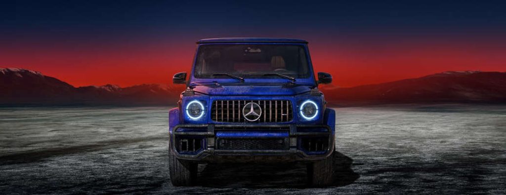 The Mercedes-Benz G-Class, which can be equipped with 4MATIC®, is excellent for desert driving.
