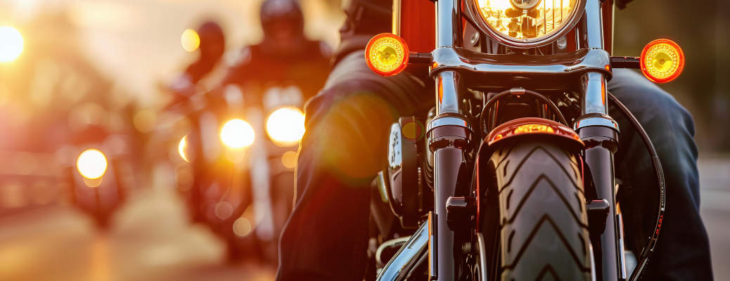 A group of motorcyclists