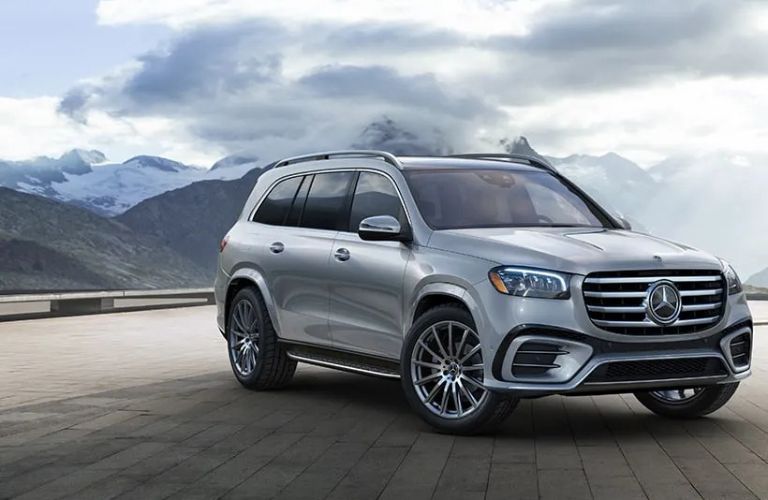Front-quarter view of the 2026 Mercedes-Benz GLS
