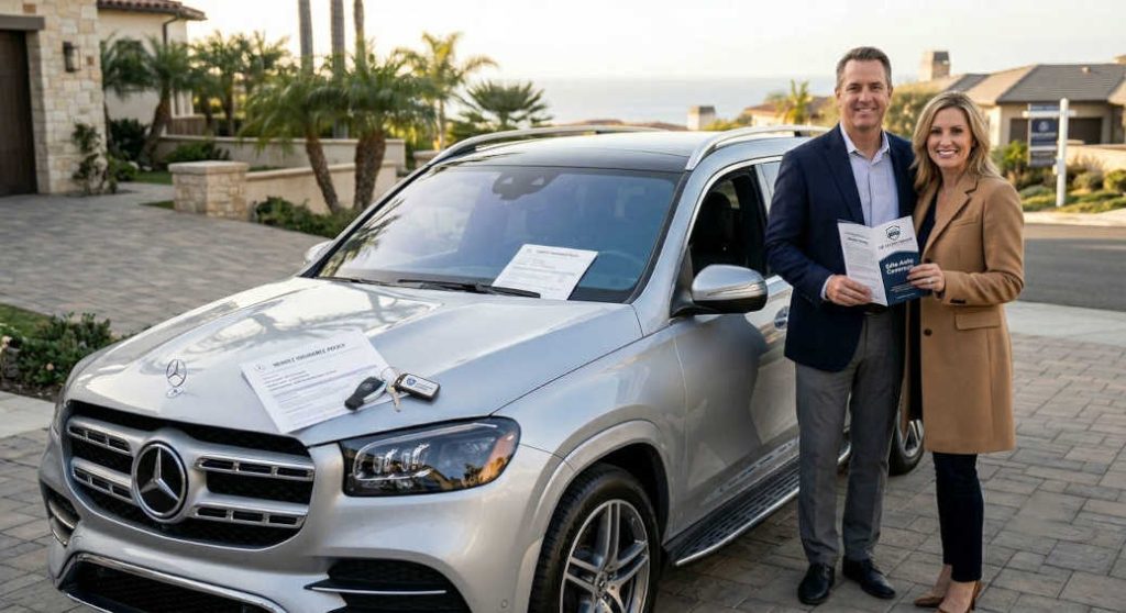 A couple that just insured their luxury SUV in Scottsdale