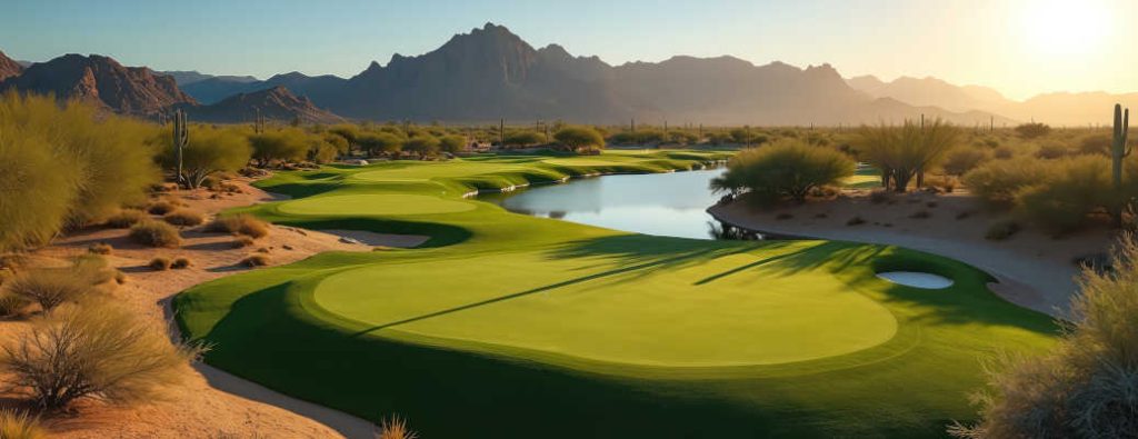 A beautiful golf course on one of the most scenic drives near Scottsdale