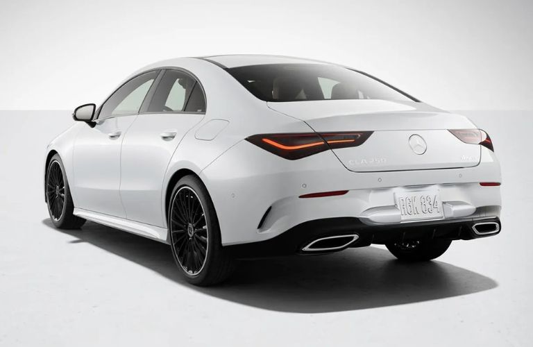 Rear view of the 2026 Mercedes-Benz CLA 250 4MATIC® Coupe