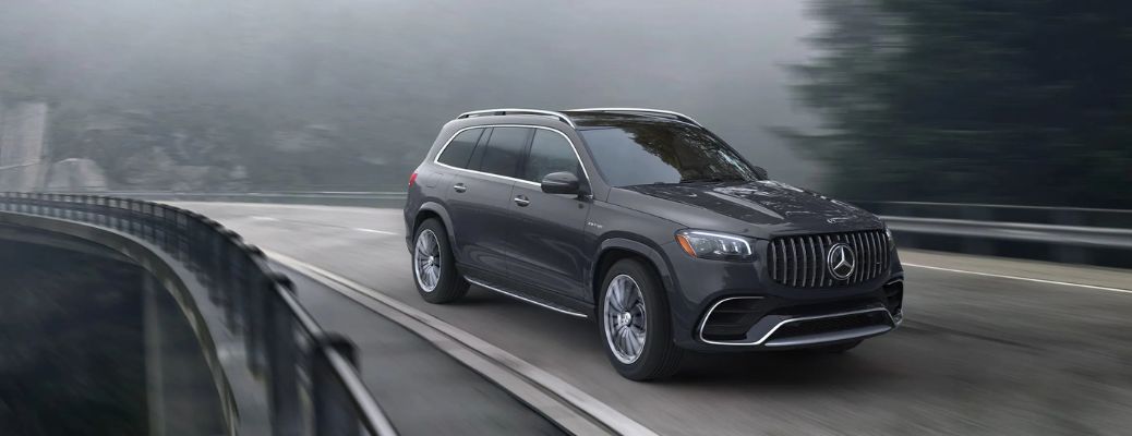 2026 Mercedes-Benz GLS SUV on the road