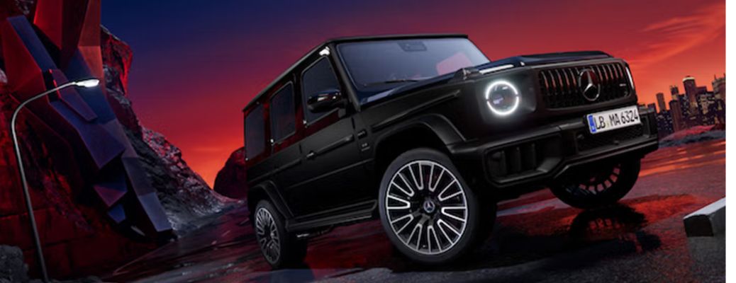 Front-quarter view of the 2027 Mercedes-Benz AMG® G 63 Black