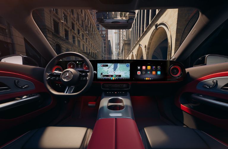 2027 Mercedes-Benz CLA 250+ Electric Sedan cabin view