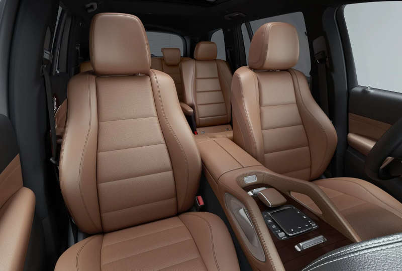 The three rows of seating in the Mercedes-Benz GLS SUV - perfect for school runs or carpooling in Scottsdale