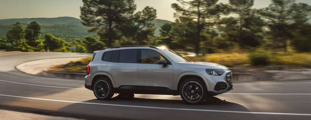 A side exterior view of the 2027 Mercedes-Benz GLB SUV