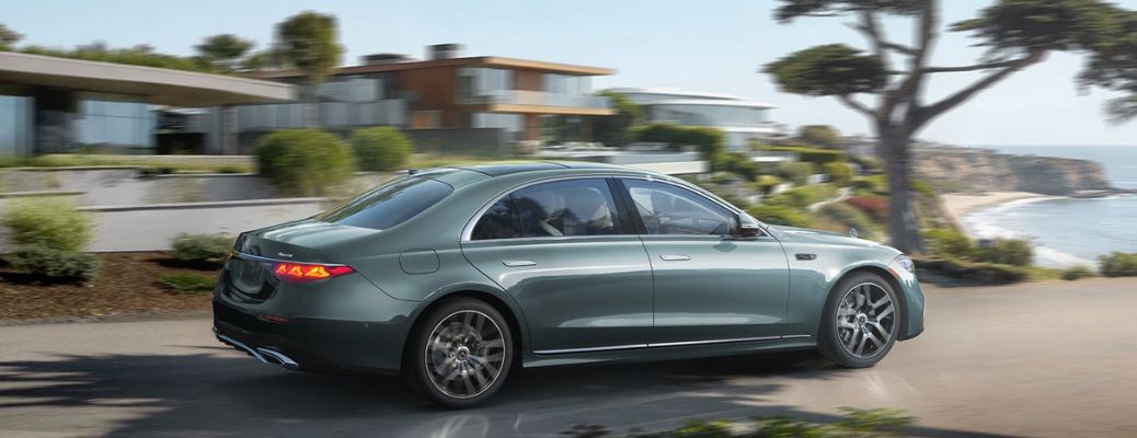 2026 Mercedes-Benz S-Class Gray on the road