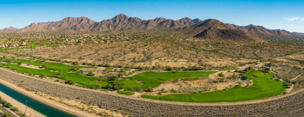 A golf course near Scottsdale ready for the fall season