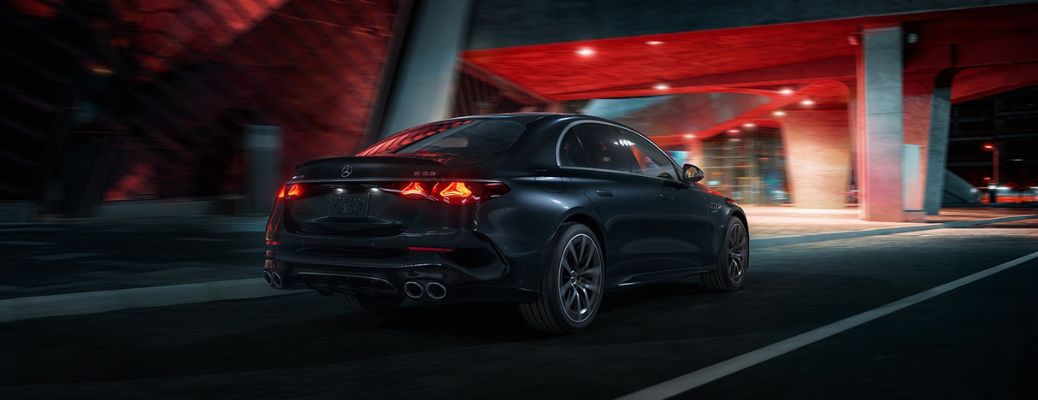 Rear view of the 2026 Mercedes-Benz E-Class
