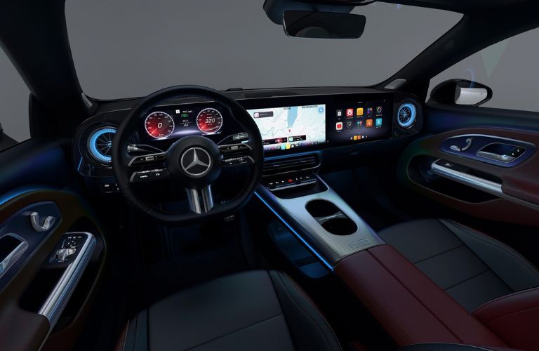 2027 Mercedes-Benz CLA 250+ Electric Sedan cabin view