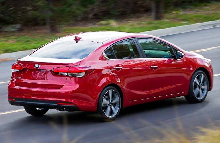 2017 Kia Forte back and side view