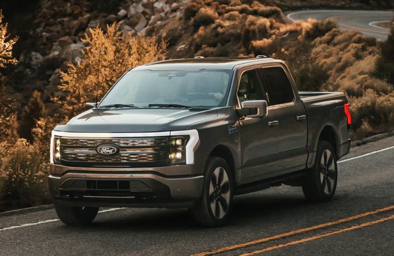 2025 Ford F-150 front and side view