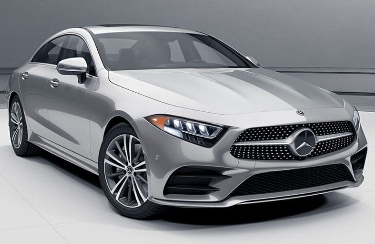 2021 Mercedes-Benz CLS 450 Coupe side and front view