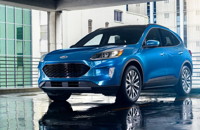 2021 Ford Escape front and side view