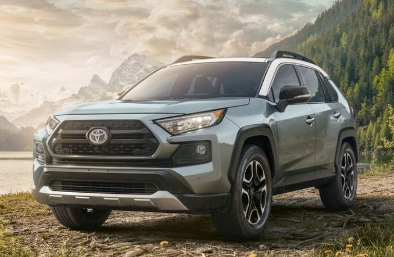 2021 Toyota RAV4 front and side view