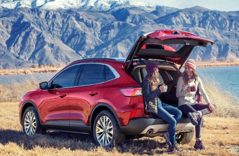 2020 Ford Escape side and back view