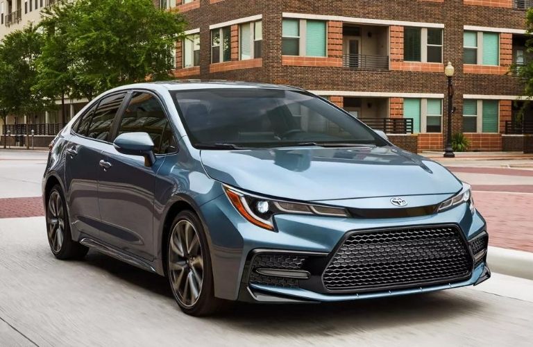 2022 Toyota Corolla side and front view