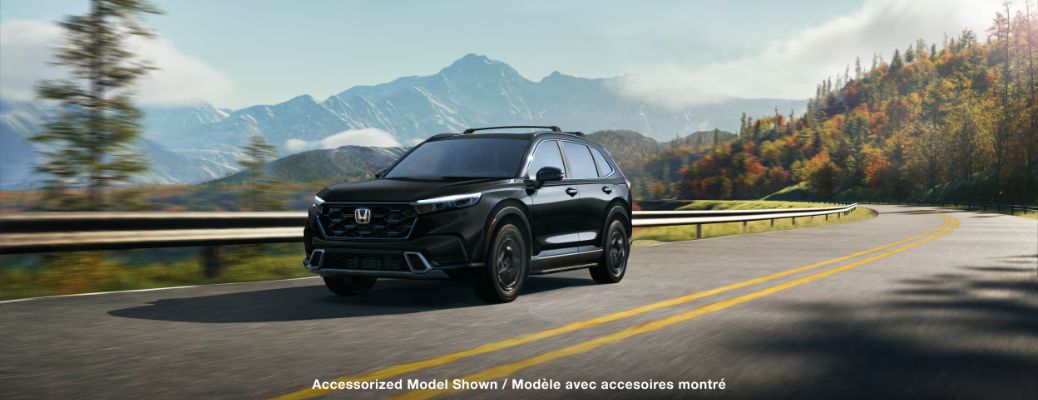 2026 Honda CR-V Black on the road