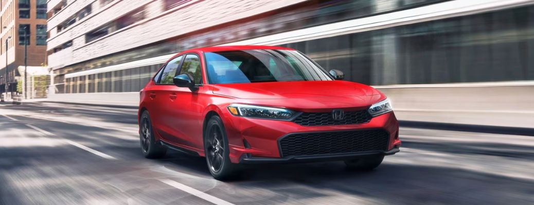 2026 Honda Civic Sedan exterior fornt side view