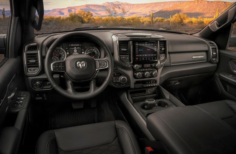 dashboard view of the 2020 RAM 1500