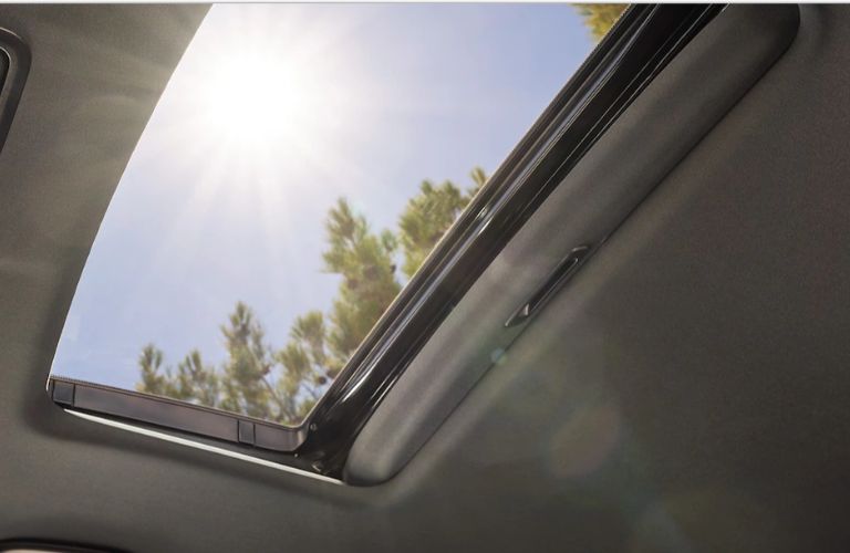 The sunroof of the Honda Passport is shown.