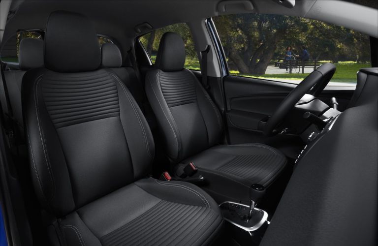 Seating in the 2018 Toyota Yaris