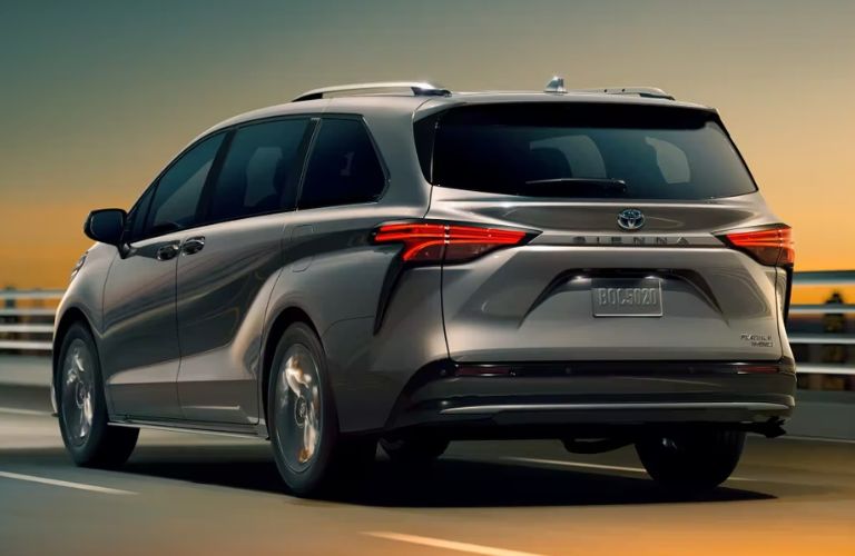 2023 Toyota Sienna side and back view