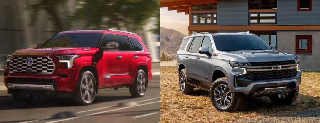 2024 Toyota Sequoia vs. 2024 Chevrolet Tahoe Comparison