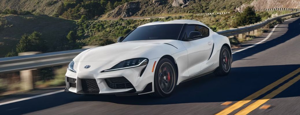 front quarter view of the 2026 Toyota GR Supra