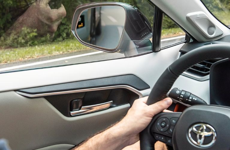 2025 Toyota RAV4 Blind Spot Monitor with Rear Cross-Traffic Alert