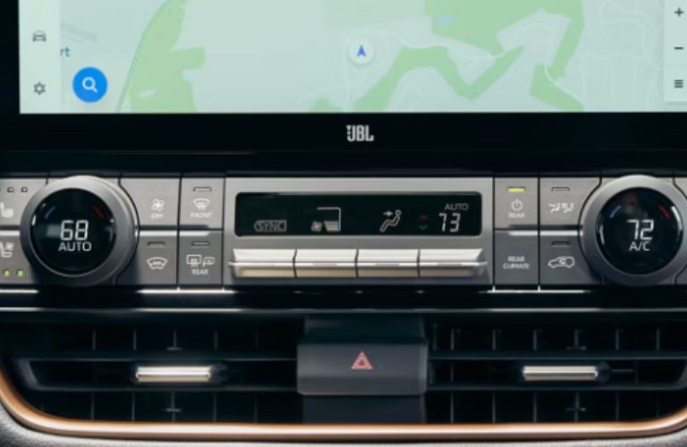 Three Zone Automatic Climate Control in the 2025 Toyota Grand Highlander Hybrid