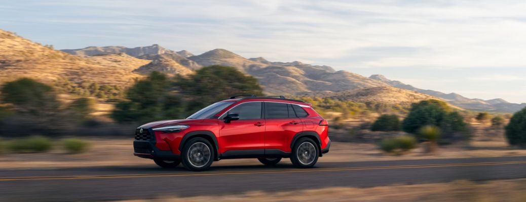 side view of the 2026 Toyota Corolla Cross